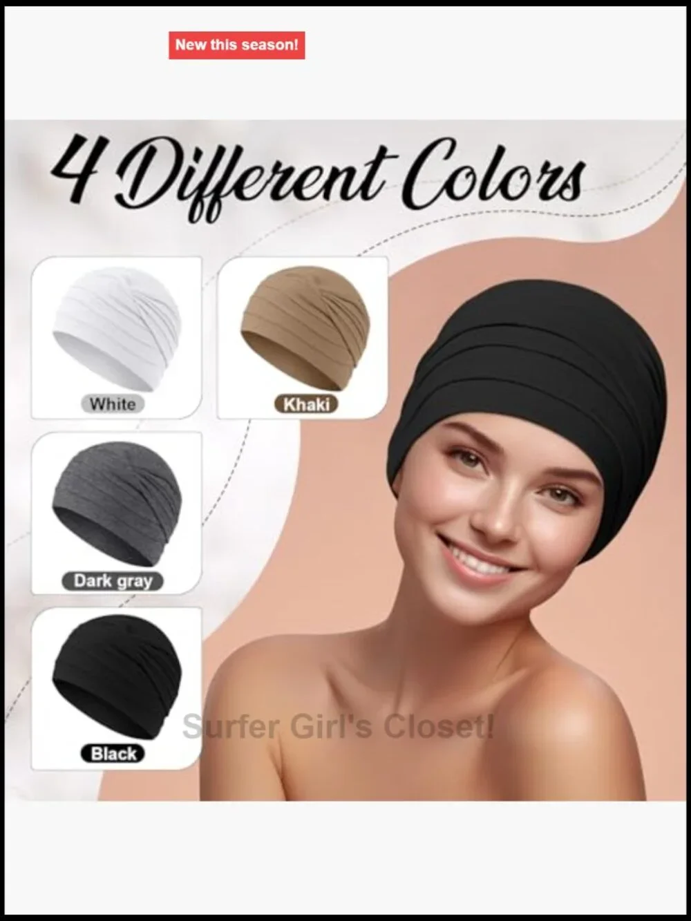 Cotton Beanies Scarves for Chemo Patients Hair Loss Soft Elastic